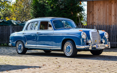 Mercedes Benz 220 S Ponton W180 (1958), brief assessment grade 2, restored