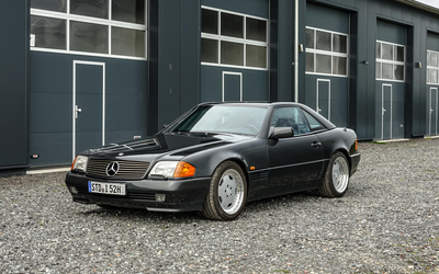 Mercedes-Benz R129 500 SL 3rd hand Revised AERO III rims Appraisal Note 2+ Eisenmann rear silencer (1991)
