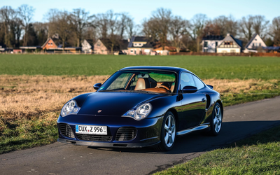 Porsche 911 996 Turbo in very good condition, certificate 1-, Japanese import with checkbook (2001)