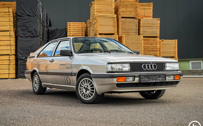 Audi 90 B2 Coupé Zermattsilver 14 inch Alu 2nd Hand (1986)