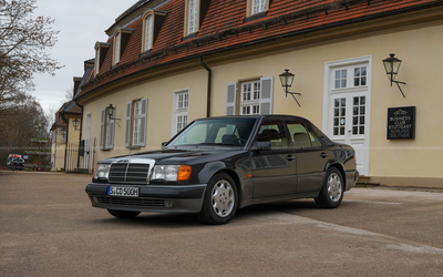 Mercedes-Benz W124 500 E (1991) with grade 2 appraisal, very well-maintained classic car, extensive investments