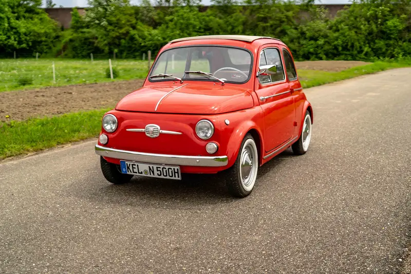 Fiat Nuova 500 D folding roof completely restored, very good condition (1963)