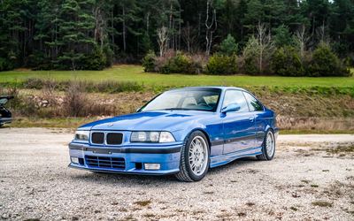 BMW E36 M3 mit KW-Gewindefahrwerk (1996)