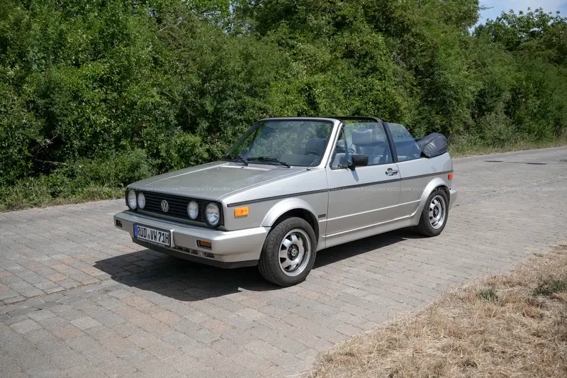Volkswagen Golf 1 Cabrio US, Vorserienmodell zur Katalogerstellung für 1989 Sonderkatalog, Karmann Erstzulassung (1988)