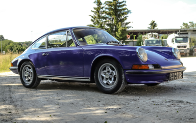 Porsche 911T in Seeblau, Teilrestauriert, Motorrevision, Gutachten Note 2 (1973)