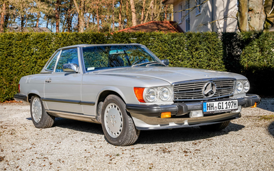 Mercedes Benz R107 560 SL nur 42.000 mls Kilometer nachvollziehbar aus priv. R107-Sammlung (1989)