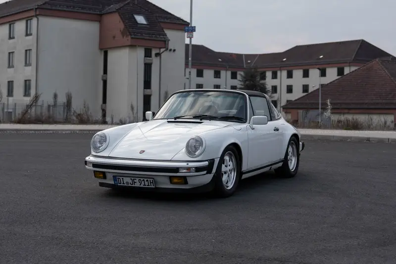 Porsche 911 3.2 Targa (1984), U.S. import, rated "B," well-maintained classic