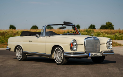 Mercedes-Benz 220 SEB Cabriolet W111 (1963), Wertgutachten Note 1, Frame-Off-Restaurierung mit 160.000€ Investitionen