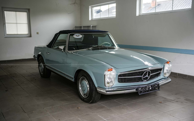 Mercedes Benz 280SL Pagoda (1968), Classic Data Note 2+, H license plate, air conditioning