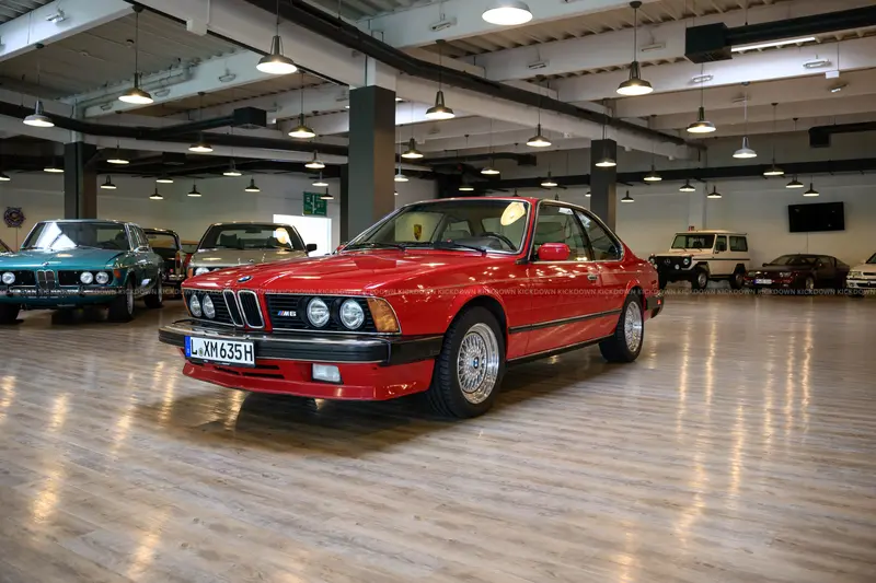 BMW M635 CSi E24 (1987), the first M6 with Classic Data Note 2, H license plate, rare color combination