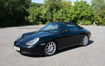 Porsche 911 996 Carrera Cabriolet (2000), Handschalter, Klappenauspuff, Volllederausstattung