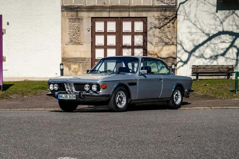 BMW E9 2800CS (1971), very good condition, certificate grade 1, engine and gearbox overhauled