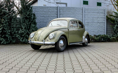 Volkswagen Beetle 1200 Ovali original paint original condition Logbook with appraisal (1957)