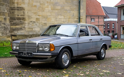 Mercedes Benz W123 200 mit neuem TÜV H-Kennzeichen Grünkeil und 4000€ Investitionen (1981)