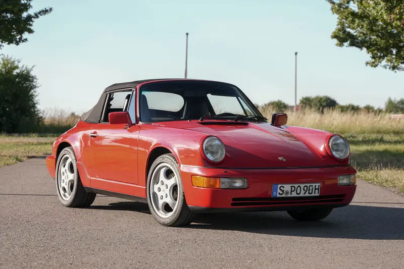 Porsche 911 964 Carrera 2 Cabriolet (1991), Handschalter, Classic Data Note 2, sehr gepflegter Originalzustand, frischer Service