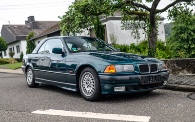 BMW E36 Cabrio in Oxford Grün Umfangreiche Investitionen MwSt. Ausweisbar (1996)