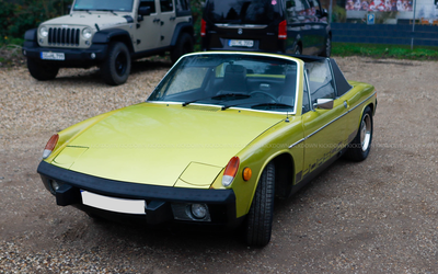 Porsche 914/4 (1974) in Saturngelb, USA-Import, Weber Doppelvergaser verbaut, seit 12 Jahren im aktuellen Besitz