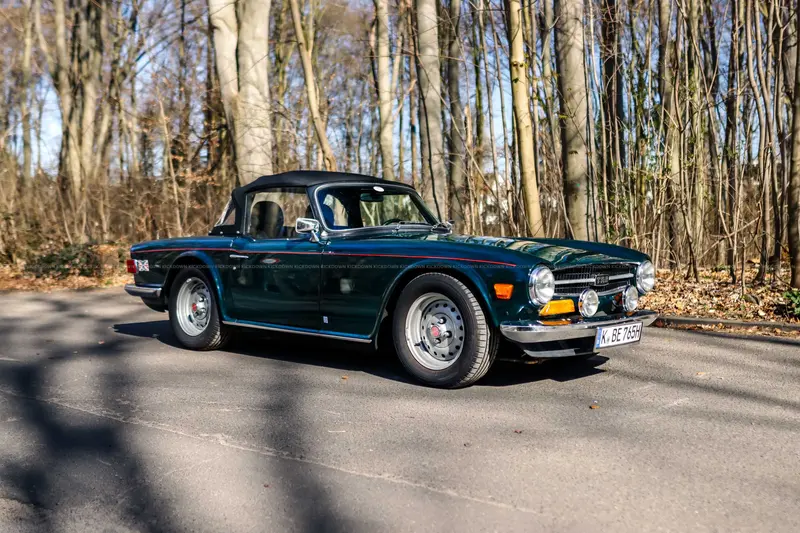 Triumph TR 6 (1973), certificate note 2, overdrive, very well maintained, completely restored in 2012