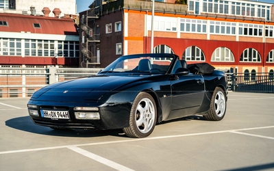 Porsche 944 S2 Cabriolet (1990) with H license plate, new MOT and complete checkbook
