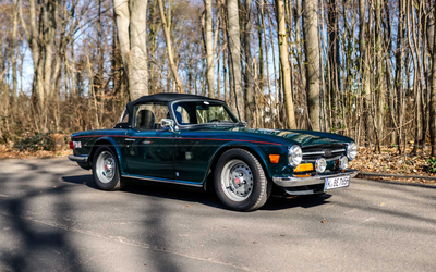 Triumph TR 6 (1973), Gutachten Note 2, Overdrive, sehr gepflegt, 2012 komplett restauriert