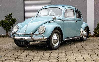 Volkswagen Käfer Ovali Faltdach Innenraum komplett überarbeitet (1957)