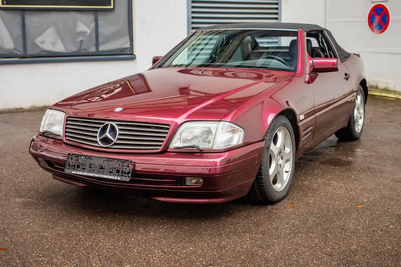 Mercedes Benz SL R129 320 Seat heating Memory current HU Service Ruby Red (1996)