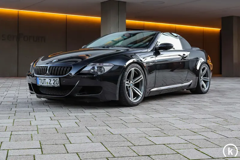 BMW E64 M6 Cabrio V10 with 507 hp good condition (2006)