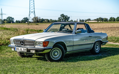 Mercedes Benz R107 380 SL US aus 3. Hand Gutachten Note 2+ Sehr guter Zustand (1982)