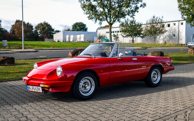 Alfa Romeo Spider 115 (1988) with certificate, fully serviced, interior reupholstered, new clutch