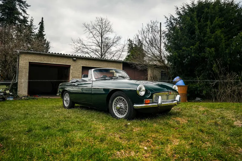 MG B Cabrio (1969), British Racing Green, ältere Restauration