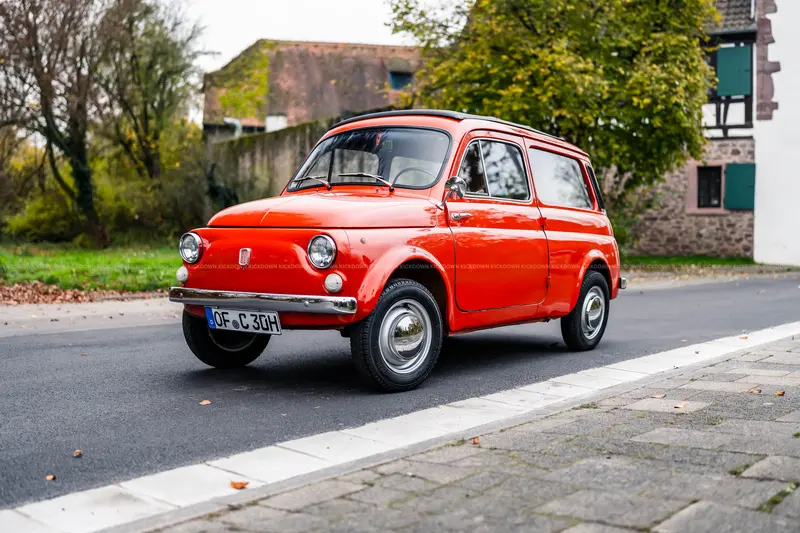 Fiat 500 Giardiniera aus 2. Hand Neuer TÜV & H-Kennzeichen Gutachten Note 1-2 (1971)