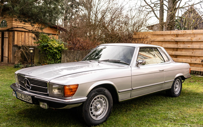 Mercedes-Benz 350 SLC TÜV H-license plate Approved Completely repainted (1973)