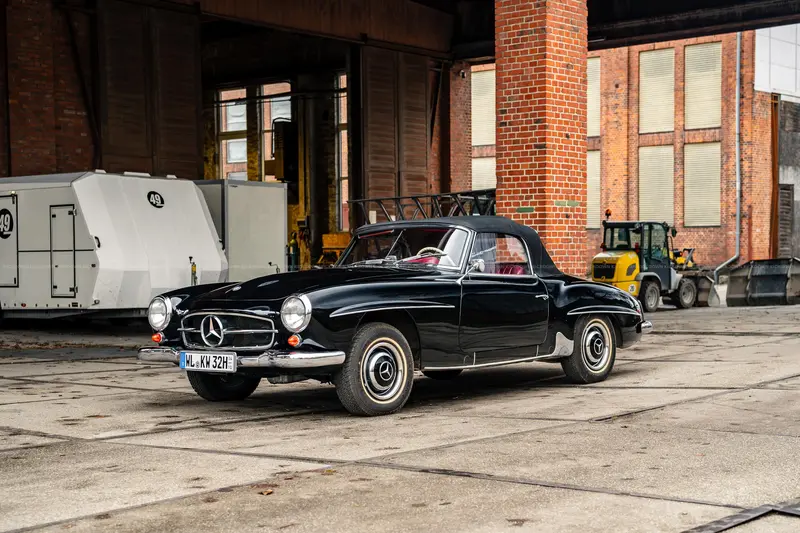 Mercedes-Benz W121 190 SL mit Wertgutachten aus 2023 der Note 3+ (1956)