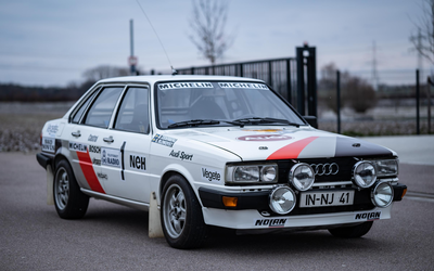 Audi 80 Quattro Gruppe A Originalfahrzeug 1/1 Rallye-Gewinner Top Restauriert (1983)