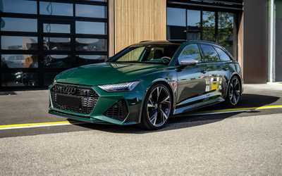 Audi RS6 Avant 4.0 TFSI Goodwood Green 1st hand checkbook maintained fully equipped in very good condition (2021)