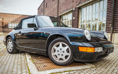 Porsche 964 Carrera 4 Cabrio vollst. Scheckheft aus Familienbesitz toller Zustand Neuwagenrechnung (1990)