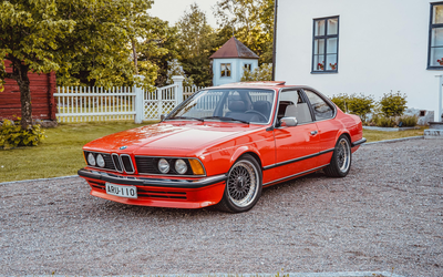 BMW 635 CSI E24 (1982), BBS-Felgen, Supersprint-Abgasanlage, Leder
