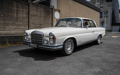 Mercedes Benz W111 280 SE Coupé Flachkühler (1970), Bewertung Note 2, H-Kennzeichen, restauriert, gepflegter Gesamtzustand