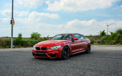 BMW M4 (2018), lückenloses Scheckheft, KW Clubsport-Fahrwerk, Stage 1 Software, ca. 550 PS