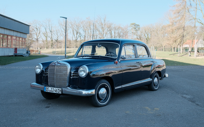 Mercedes-Benz W121 190 D Ponton, expert rating 2-, completely repainted, well-maintained classic (1961)