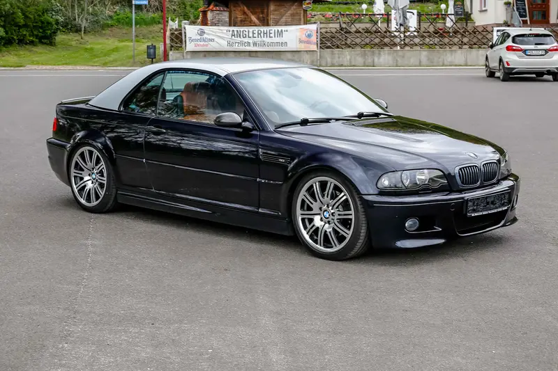 BMW E46 M3 Cabrio aus 2. Hand nur 38.000 Kilometer Hardtop KW-Gewindefahrwerk (2004)