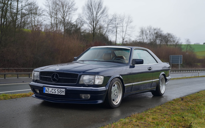 Mercedes-Benz 380 SEC C126 (1982) mit AMG Paket und AMG Aero Felgen, H-Kennzeichen