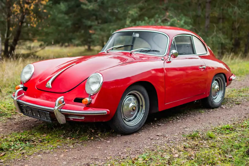 Porsche 356 BT 6 Coupé kein Importfahrzeug seltenes Exemplar TÜV Matching Numbers Signalrot (1962)