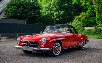 Mercedes Benz W121 190 SL (1960), Classic Data Note 2, Restauriert, seit 15 Jahren im Besitz