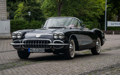 Chevrolet Corvette C1 Cabriolet (1960) Gutachten Note 1, komplett restauriert, ansprechende Farbkombination