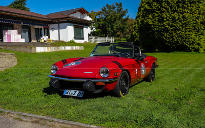 Triumph Spitfire 1500 (1974), owned for 20 years, frame-restored, left-hand drive