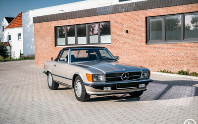 Mercedes-Benz R107 300 SL Gullideckel Felgen elektrische Fensterheber aus privater Sammlung (1988)