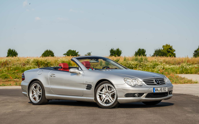 Mercedes Benz R230 SL55 AMG (2002), jährlich gewartetes Sammlerstück, 582 PS