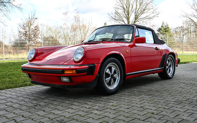 Porsche 911 G-Modell Carrera 3.2 Cabriolet Teilrestauriert 5.500 € Investitionen Wertgutachten Note 2- Klima Neues Stoffverdeck (1985)