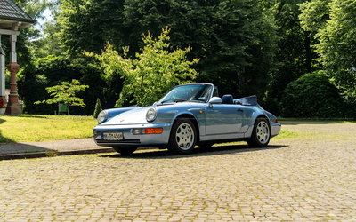Porsche 911 964 Carrera 2 Cabriolet (1991), engine overhaul, €30,000 investment, first registration in Germany